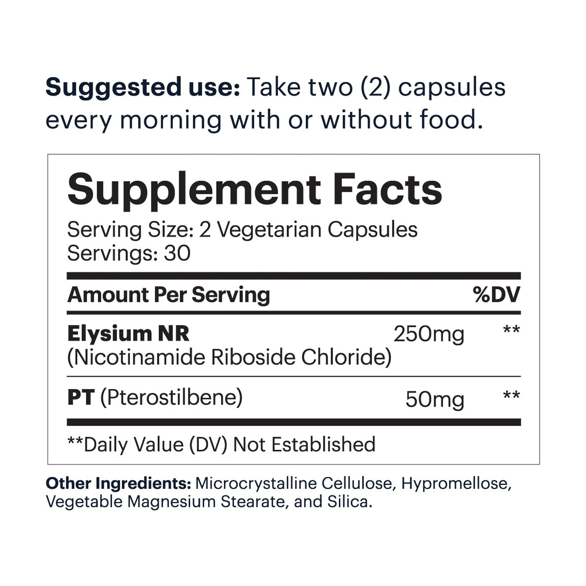 Basis NAD - NR & Pterostilbene for Cellular Aging Support